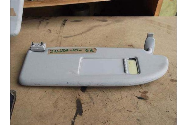 Recambio de parasol derecho para seat ibiza (6j5) (06.2008) 1.4 16v referencia OEM IAM   