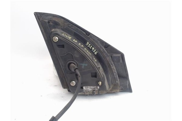 Recambio de retrovisor electrico izquierdo para honda civic berlina 5 (eu7/8) referencia OEM IAM 352936  