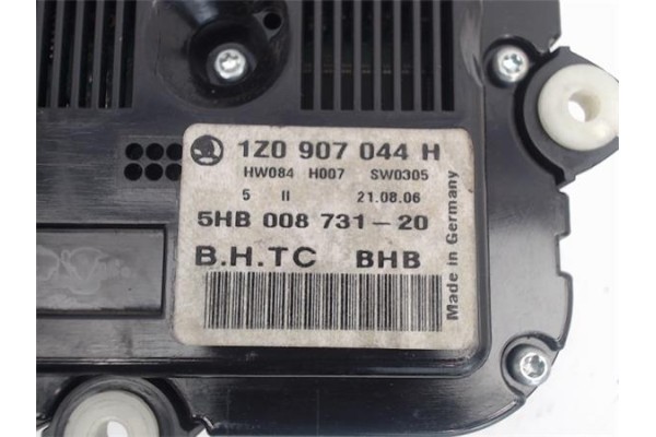 Recambio de mandos climatizador para skoda octavia berlina (1z3) referencia OEM IAM (1Z0907044H) (5HB008731-20) 