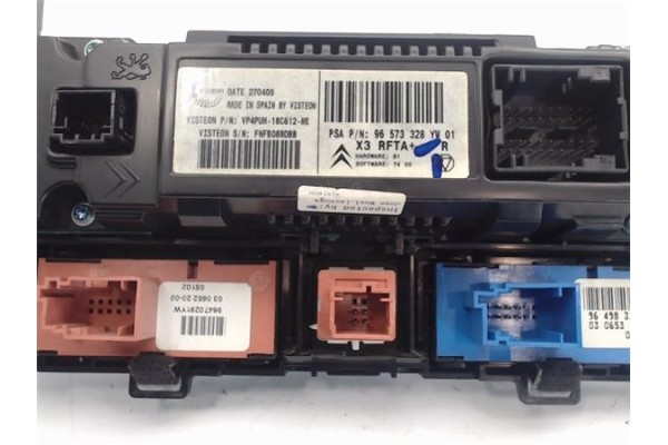 Recambio de mandos climatizador para citroen c5 berlina referencia OEM IAM 96573328YW X3RFTA+/VP4PUH18C612ME 