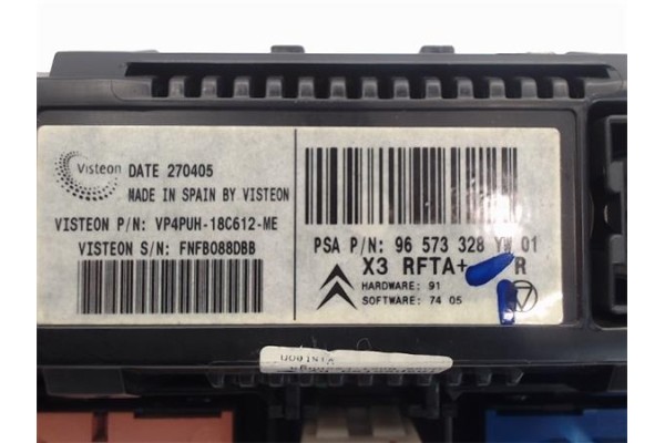 Recambio de mandos climatizador para citroen c5 berlina referencia OEM IAM 96573328YW X3RFTA+/VP4PUH18C612ME 