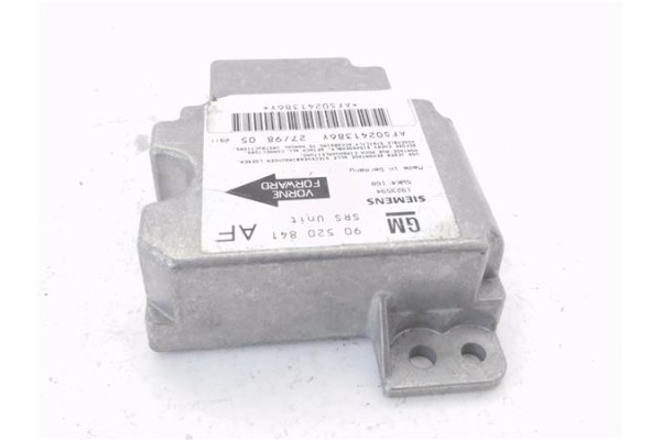 Recambio de centralita airbag para opel astra g berlina 1.6 16v referencia OEM IAM 90520841AF 5WK4168 