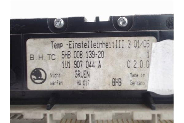 Recambio de mandos climatizador para skoda octavia berlina (1u2) referencia OEM IAM (1U1907044A) (5HB008139-20) 
