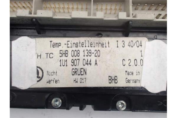Recambio de mandos climatizador para skoda octavia berlina (1u2) referencia OEM IAM (1U1907044A) (5HB008139-20) 