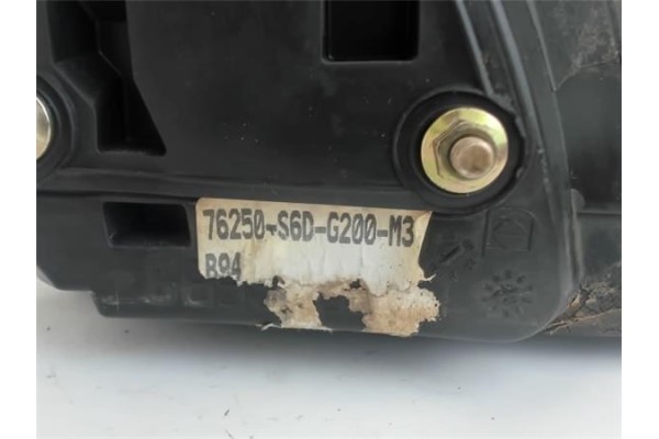 Recambio de retrovisor electrico izquierdo para honda civic vii 1.6 referencia OEM IAM 76250S6DG200M3  