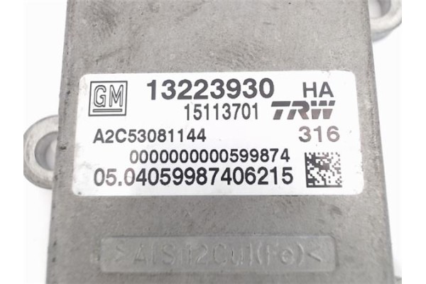 Recambio de centralita para opel vectra c berlina 1.9 cdti referencia OEM IAM 13223930 15113701 
