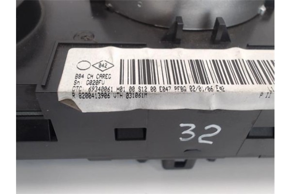 Recambio de mandos climatizador para renault scenic ii (jm) referencia OEM IAM 8200413906 69340061 