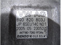 Recambio de compresor aire acond. para skoda fabia (6y2/6y3) 1.4 classic referencia OEM IAM 6Q0820803J 6SEU14C 6Q0820803D , AUDI