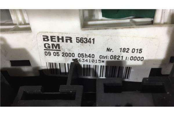 Recambio de mandos calefaccion / a.a. para opel zafira a (1999) 1.8 16v referencia OEM IAM 182015 56341 