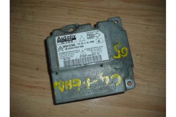 Recambio de centralita airbag para citroen c4 berlina 1.6 hdi referencia OEM IAM 9658137980 603725800 