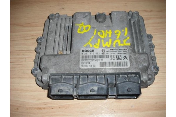 Recambio de centralita para citroen jumpy 1.6 hdi 90 referencia OEM IAM 9663627480 0281012982 