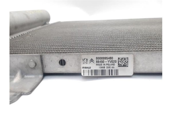 Recambio de radiador aire acondicionado para citroen c1 1.2 feel referencia OEM IAM B000995480 1680000780 