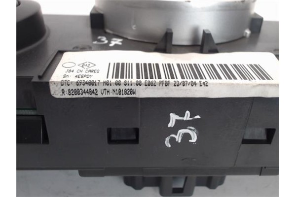 Recambio de mandos climatizador para renault scenic ii (jm) referencia OEM IAM (8200344842) (69340017) 