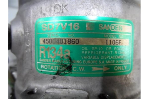 Recambio de compresor aire acond. para citroen xsara berlina 1.9 td referencia OEM IAM 4500401860 SD7V16 1106F 