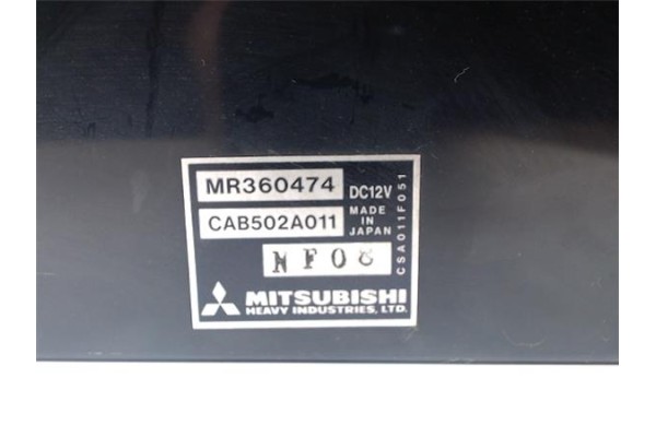 Recambio de mandos calefaccion / a.a. para mitsubishi carisma berlina 5 (da0) 1.8 16v gdi (da2a) referencia OEM IAM MR360474 CAB