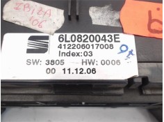 Recambio de mandos climatizador para seat ibiza (6l1) referencia OEM IAM (6L0820043E) (412206017008) 