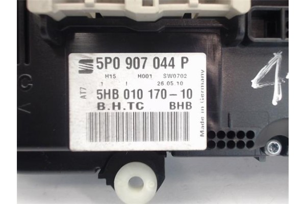 Recambio de mandos climatizador para seat altea (5p1) referencia OEM IAM (5P0907044P) (5HB010170-10) 
