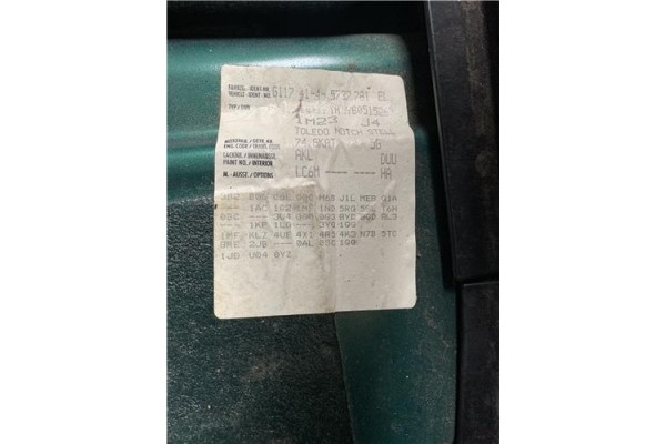 Recambio de caja cambios manual para seat toledo (1m2) 1.6 referencia OEM IAM DUU  