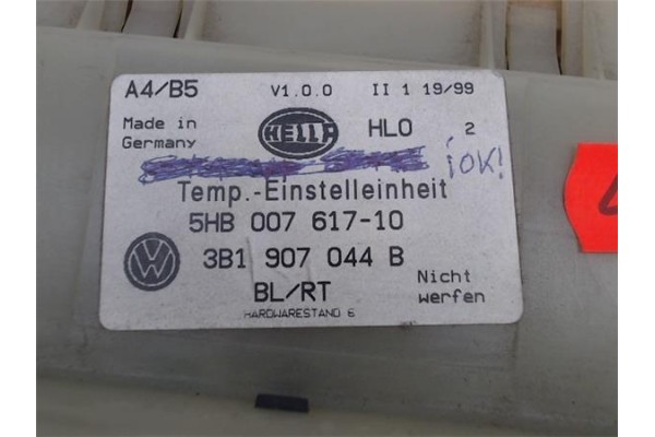 Recambio de mandos climatizador para volkswagen passat berlina (3b2) referencia OEM IAM 3B1907044B 5HB007617-10 