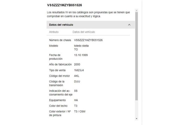 Recambio de caja cambios manual para seat toledo (1m2) 1.6 referencia OEM IAM DUU  