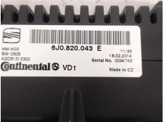 Recambio de mandos climatizador para seat ibiza sc (6j1) referencia OEM IAM (6J0820043E) (A2C81313300) 