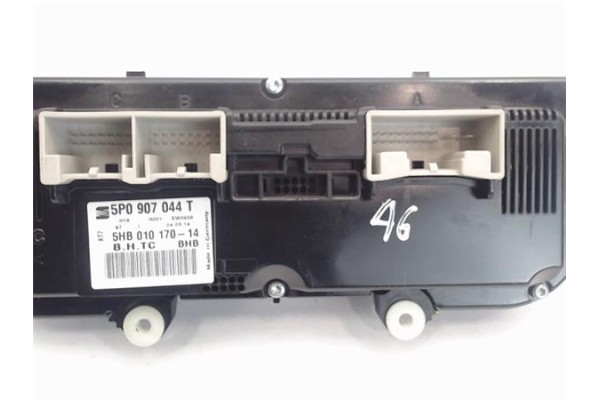 Recambio de mandos climatizador para seat altea (5p1) referencia OEM IAM (5P0907044T) (5HB010170-14) 