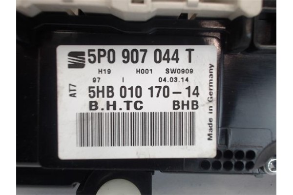 Recambio de mandos climatizador para seat altea (5p1) referencia OEM IAM (5P0907044T) (5HB010170-14) 