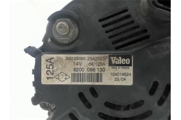 Recambio de alternador para nissan primastar furgón (x83) dci 80 referencia OEM IAM 8200086130 SG12B050 2310000Q1A , NISSAN | 82