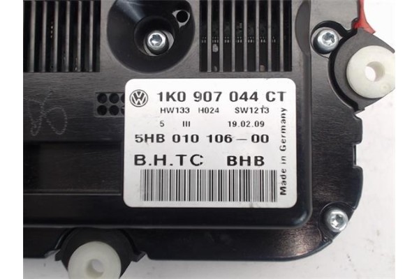 Recambio de mandos climatizador para volkswagen golf v (1k1) referencia OEM IAM 1K0907044CT 5HB010106-00 