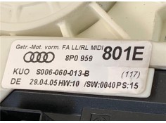Recambio de mecanismo elevalunas delantero izquierdo para audi a3 sportback (8pa) 2.0 tdi ambiente referencia OEM IAM 8P0959801G