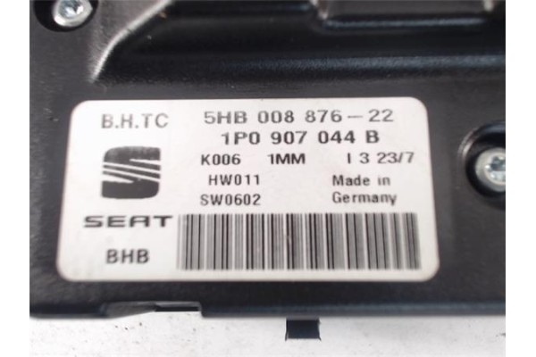 Recambio de mandos climatizador para seat leon (1p1) referencia OEM IAM (1P0907044B) (5HB008876-22) 