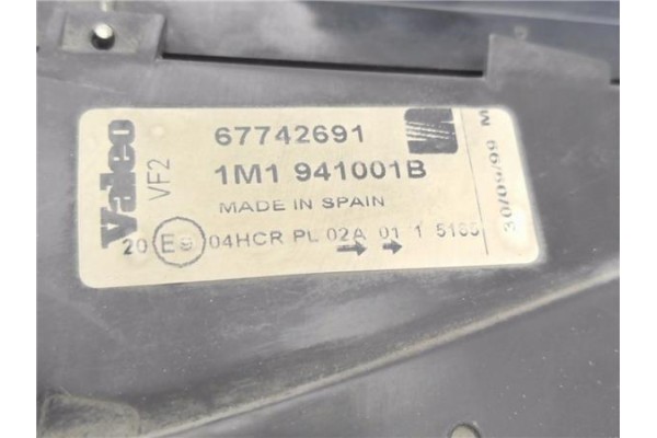 Recambio de faro delantero izquierdo para seat toledo (1m2) 1.6 referencia OEM IAM 1M1941001B 67742691 