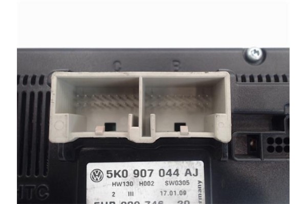 Recambio de mandos climatizador para volkswagen golf vi (5k1) referencia OEM IAM 5K0907044AJ/HW130 5HB009746-20/SW0305 