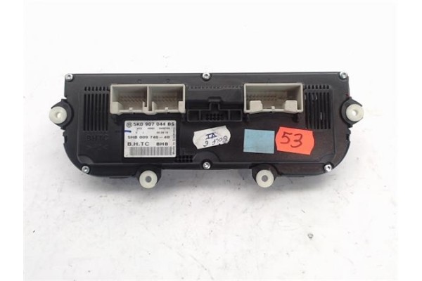 Recambio de mandos climatizador para volkswagen golf vi (5k1) referencia OEM IAM 5K0907044BS/SW0709 5HB009746-40 