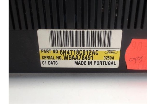 Recambio de mandos climatizador para ford focus ii (da_) 1.6 tdci referencia OEM IAM 6N4T18C612AC W5AA78491 