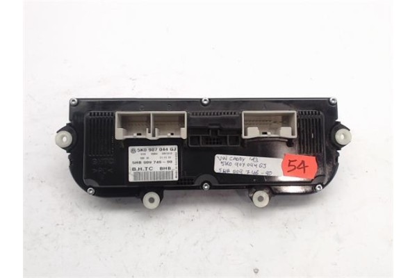 Recambio de mandos climatizador para volkswagen caddy (2c) referencia OEM IAM 5K0907044GJ/SW1313 5HB009746-90 