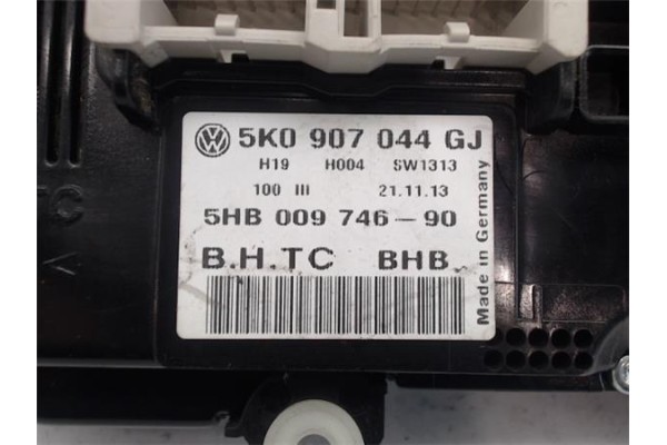 Recambio de mandos climatizador para volkswagen caddy (2c) referencia OEM IAM 5K0907044GJ/SW1313 5HB009746-90 
