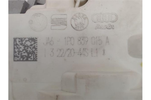 Recambio de cierre electromagnetico trasero izquierdo para seat altea xl (5p5) 1.9 family referencia OEM IAM 1P0839015A  1P08390