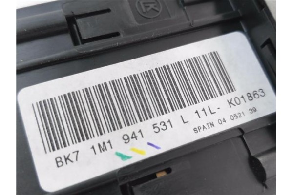 Recambio de mando de luces para seat toledo (1m2) 1.6 referencia OEM IAM 1M1941531L  