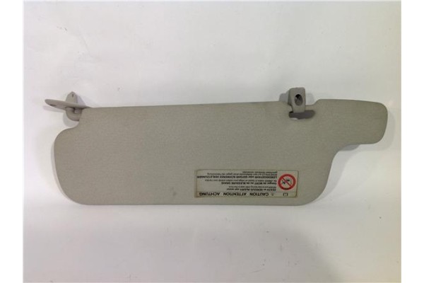 Recambio de parasol derecho para toyota yaris (ncp1/nlp1/scp1) 1.4 d-4d referencia OEM IAM 743200D031B0  