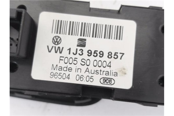 Recambio de mando elevalunas delantero izquierdo para seat toledo (1m2) 1.6 referencia OEM IAM 1J3959857  