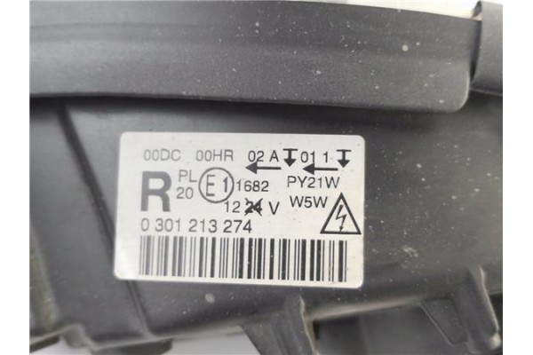 Recambio de faro delantero dcho para peugeot 407 2.0 hdi 135 referencia OEM IAM 0301213274 1307329095 