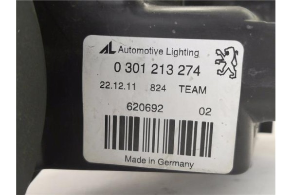 Recambio de faro delantero dcho para peugeot 407 2.0 hdi 135 referencia OEM IAM 0301213274 1307329095 