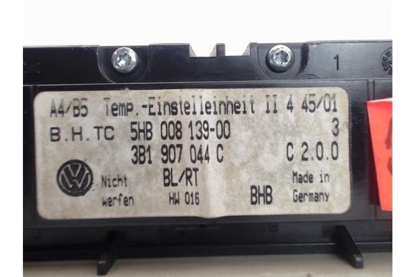 Recambio de mandos climatizador para volkswagen golf iv berlina (1j1) referencia OEM IAM 3B1907044C 5HB008139-00 