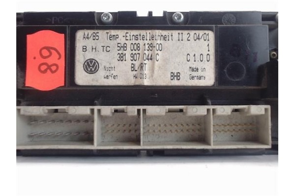 Recambio de mandos climatizador para volkswagen golf iv berlina (1j1) referencia OEM IAM 3B1907044C 5HB008139-00 