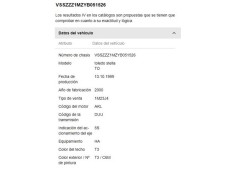 Recambio de motor completo para seat toledo (1m2) 1.6 referencia OEM IAM AKL  