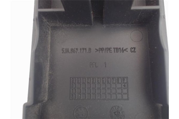 Recambio de mando elevalunas trasero derecho para skoda rapid (nh) referencia OEM IAM 5JA867171B  