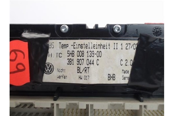 Recambio de mandos climatizador para volkswagen golf iv berlina (1j1) referencia OEM IAM (3B1907044C) (5HB008139-00) 