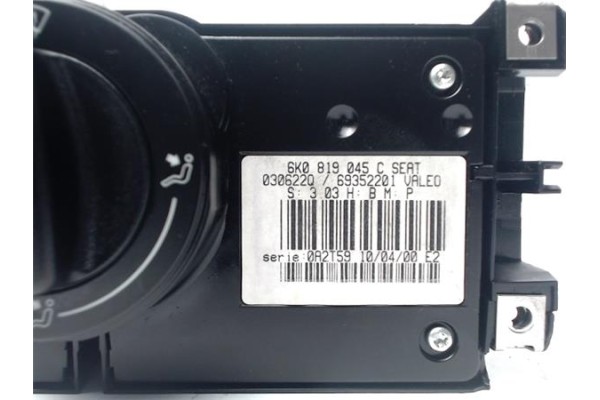 Recambio de mandos calefaccion / a.a. para seat ibiza (6k1) 1.9 sport referencia OEM IAM 6K0819045 69352201 