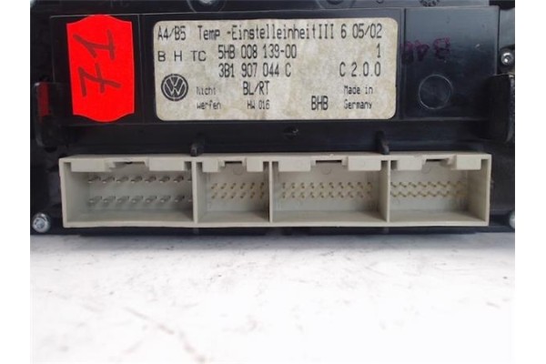 Recambio de mandos climatizador para volkswagen golf iv berlina (1j1) referencia OEM IAM 3B1907044C 5HB008139-00 